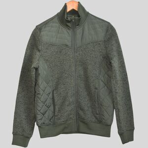 XERSION Women's Hartfort Green Stretch Quilted Jacket Lightweight Size S